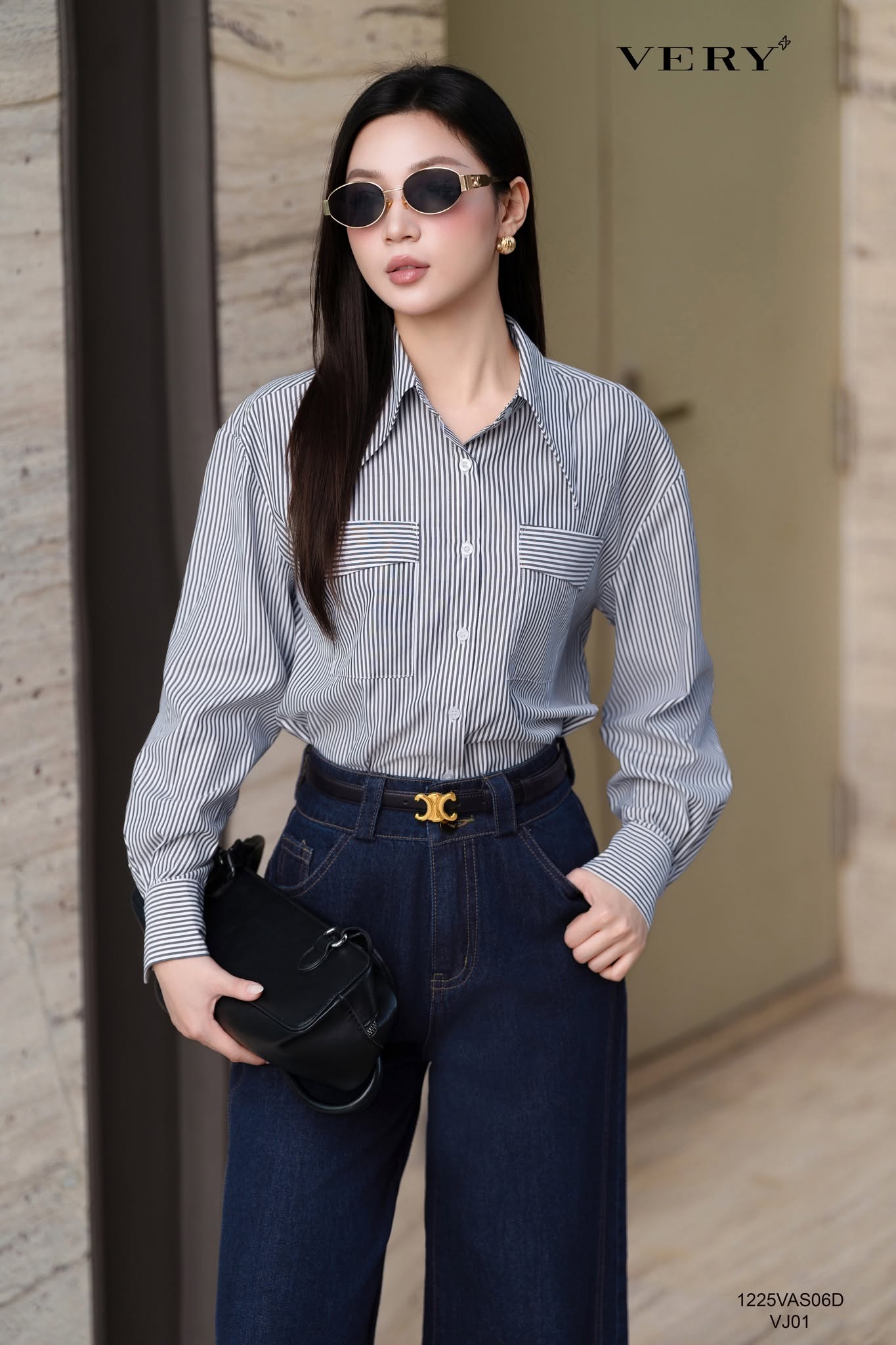 Áo sơ mi kẻ 1225VASM06D