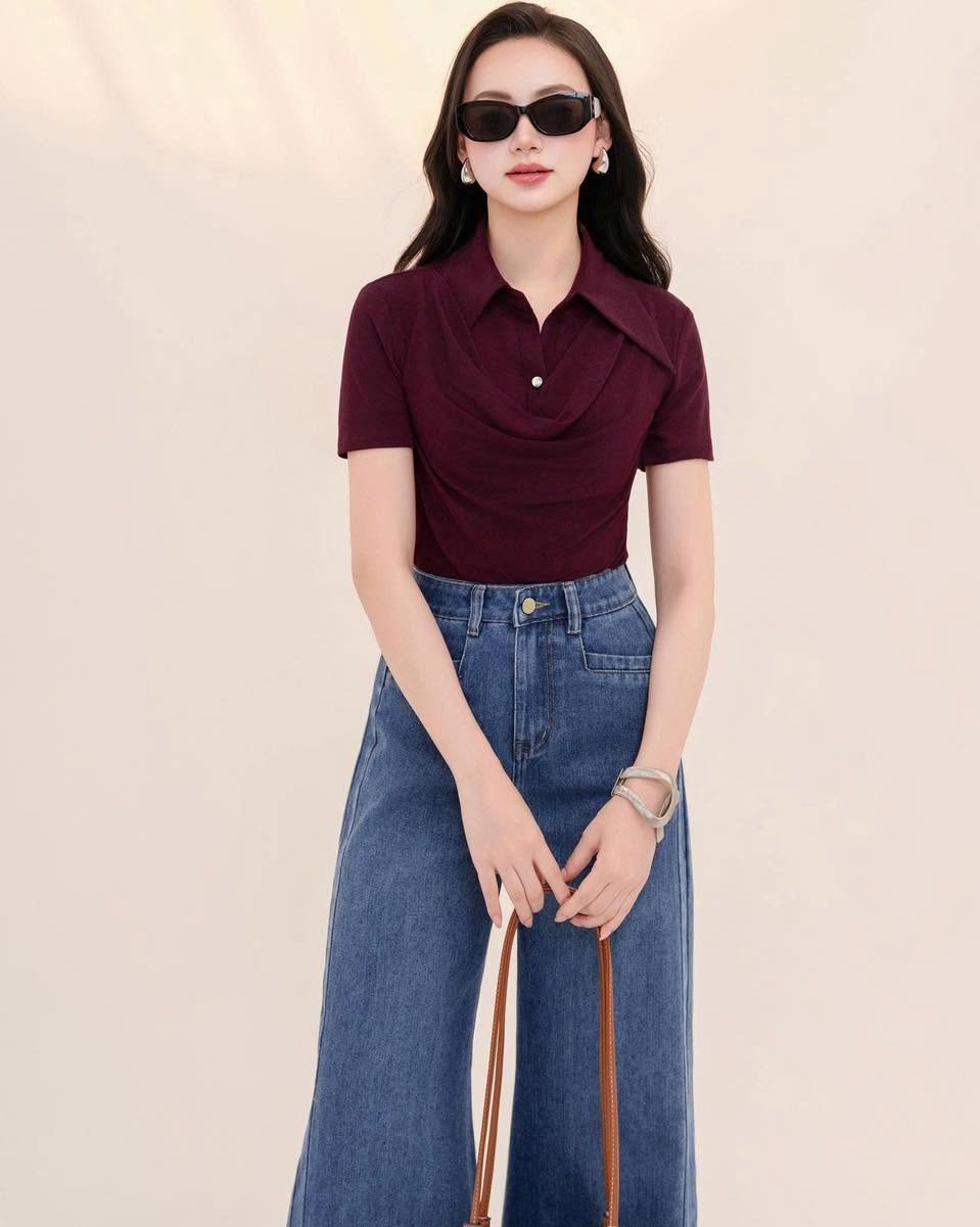 Quần suông vẩy can sườn 0126VQJ01S